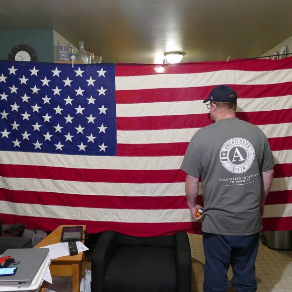 Valley Forge (5' x 9' 6")G-Spec Large American Made Flag - Picture 6 of 13